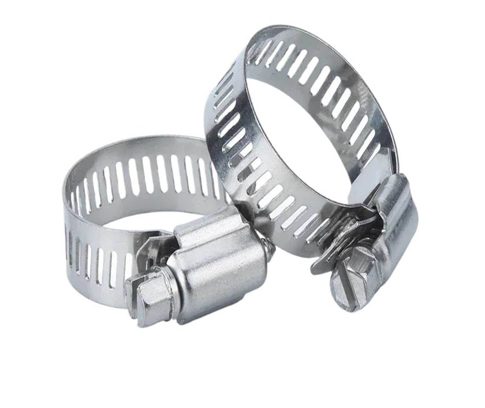 Klipsy do węża 5 szt. 304 zacisk rurowy ze stali nierdzewnej podkładka rura obręcz zaciski podkładki 6 mm-57 mm zakres (21 mm-38 mm)