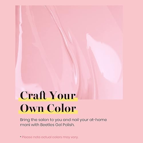 Miniatura 499 de Beetles - Esmalte de uñas en gel de 0.5 onzas fluidas (15ml), curado con lámpara LED, extracción por remojo, para arte de uñas, estética