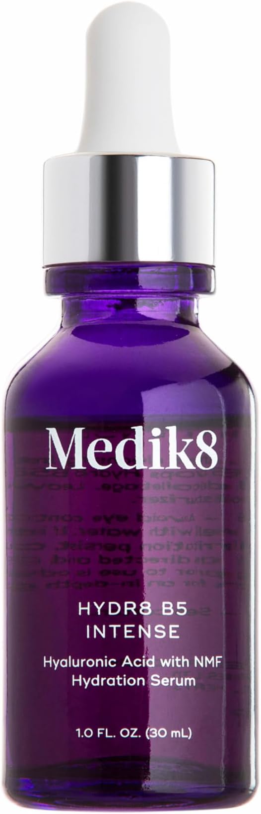 Hydr8 B5 Intense - Intensive Hydration Hyaluronic Acid Serum - Moisture Boosting, Skin Smoothing and Brightening Treatment to Target Fine Lines and Wrinkles - Antioxidant Infused - 1.0 oz