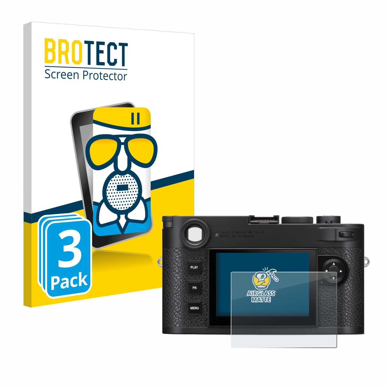 Brotect Protection Écran Verre Pour Leica X1 Film Protecteur Vitre 9h Anti Rayures