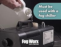 Vista 3 de Fogworx - Jugo de niebla baja para interiores y exteriores, neblina baja para interiores y exteriores, enfriadores de niebla diseñados