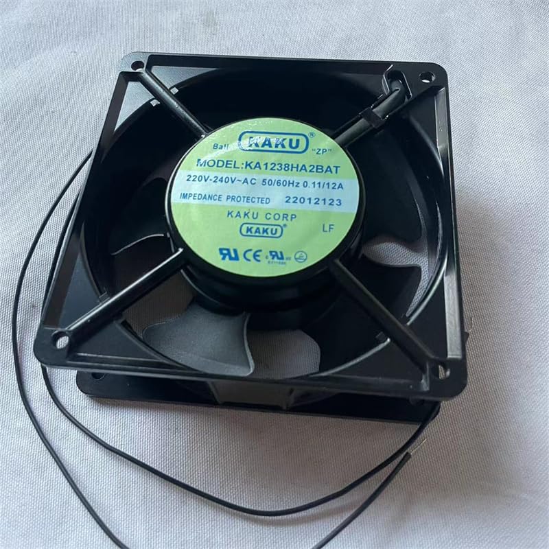 1238 Cabinet Fan 120mm fanKA1238HA2BAT AC220-240V Cooling 0.11/12A 120x120x38mm AC AXIAL Fan