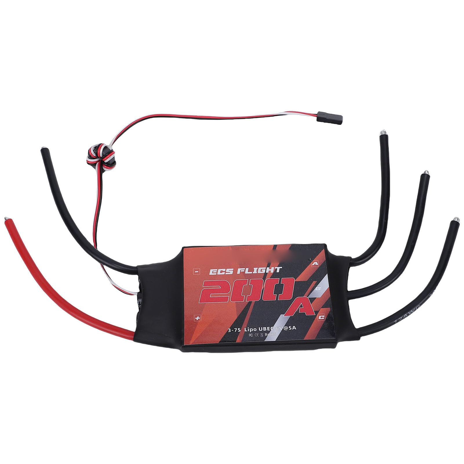 Sonew 200A Bezszczotkowy Regulator Obrotów ESC Programowalny do RC Fixed,