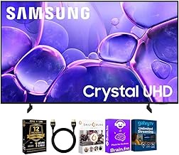 Samsung UN55U800KIT1 55 pulgadas Clase U8000F Series Crystal 4K UHD Smart TV 2025 HDR Tizen OS con cable HDMI Streaming B