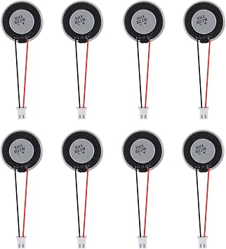8Pcs 2W 8 Ohm Small Speakers Metal Shell Round Internal Magnet Loud Speaker Micro Internal for DVD, EVD, Mini Multimedia Loudspeaker