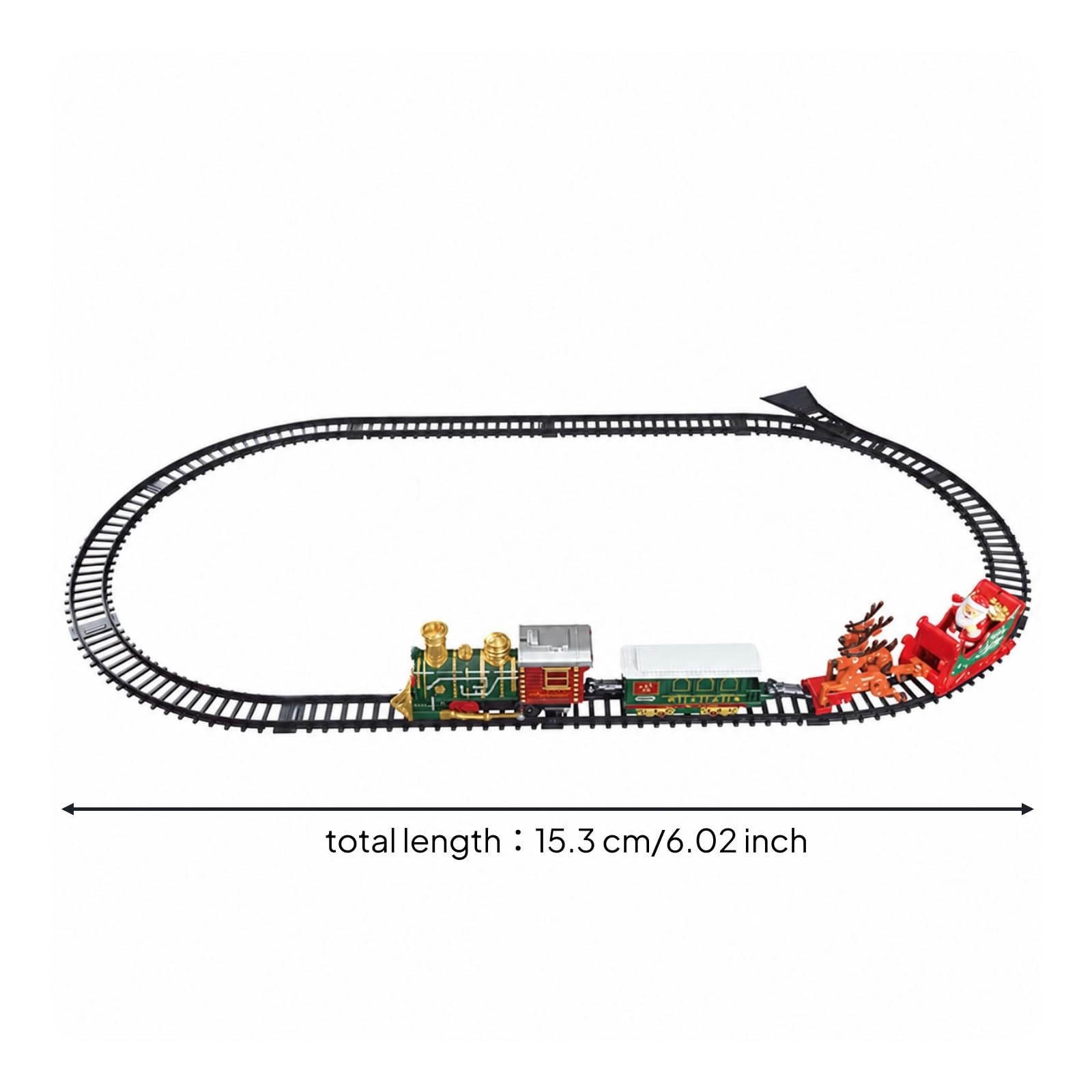 predolo Ferrovia Gioclo Ricaricabile Trenino Elettrico in Plastica con Binari per Bambini da 4 a 6 Anni, Area Giochi