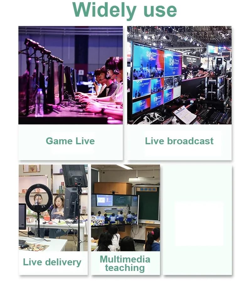 Image of Microware 4 Channel SDI /HDMI Video Multi Camera Switcher for Live Broadcast, Streaming Production, Video Mixer Switching Station, TypeC Recording