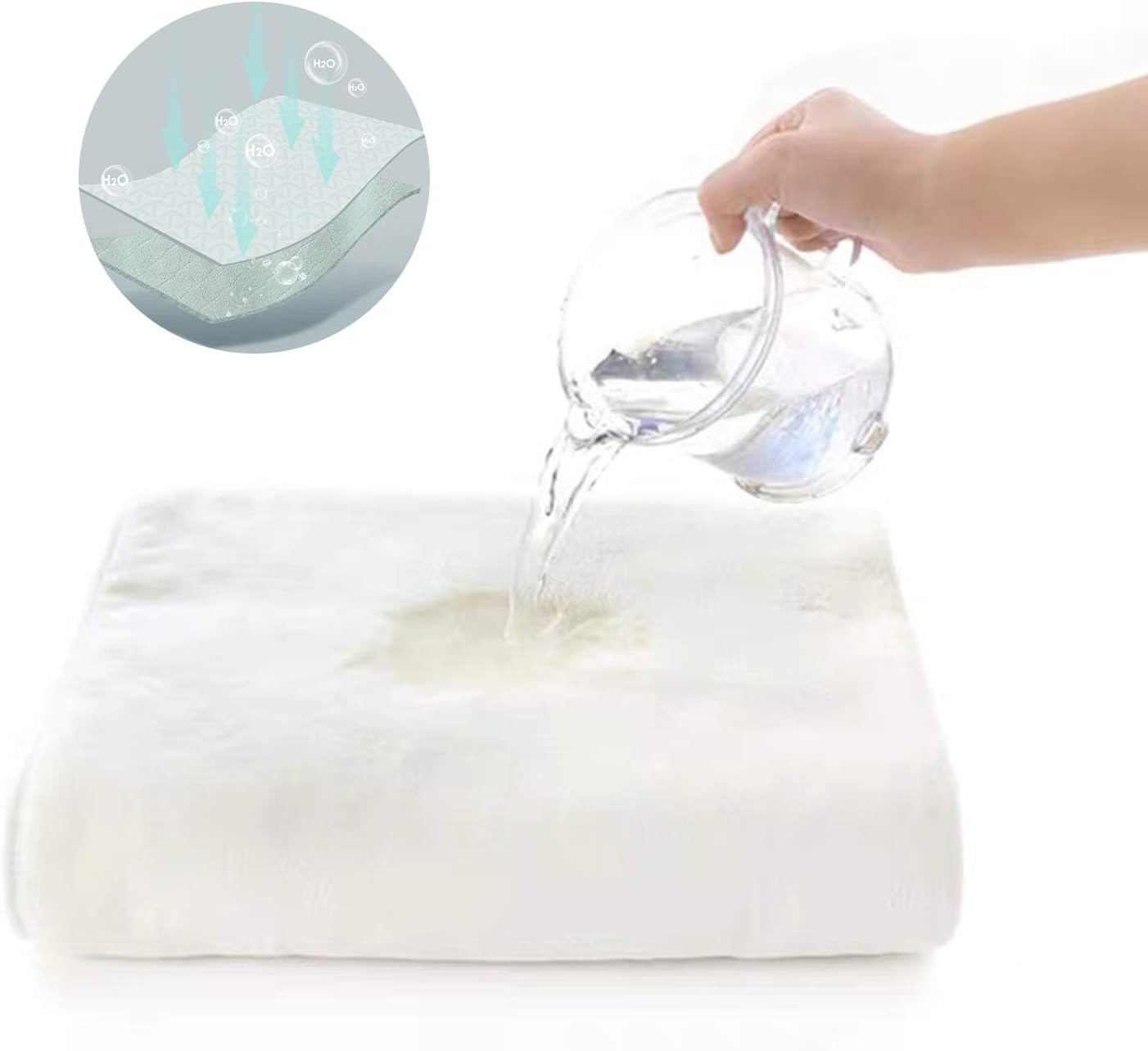 Catteyonce Coral Fleece Hooded Baby Bath Towel-Ultra Soft, Absorbent and Hypoallergenic-Baby Bath Towels for Newborn Boy and Girl(White Bear, 31.5" x 31.5") : Baby