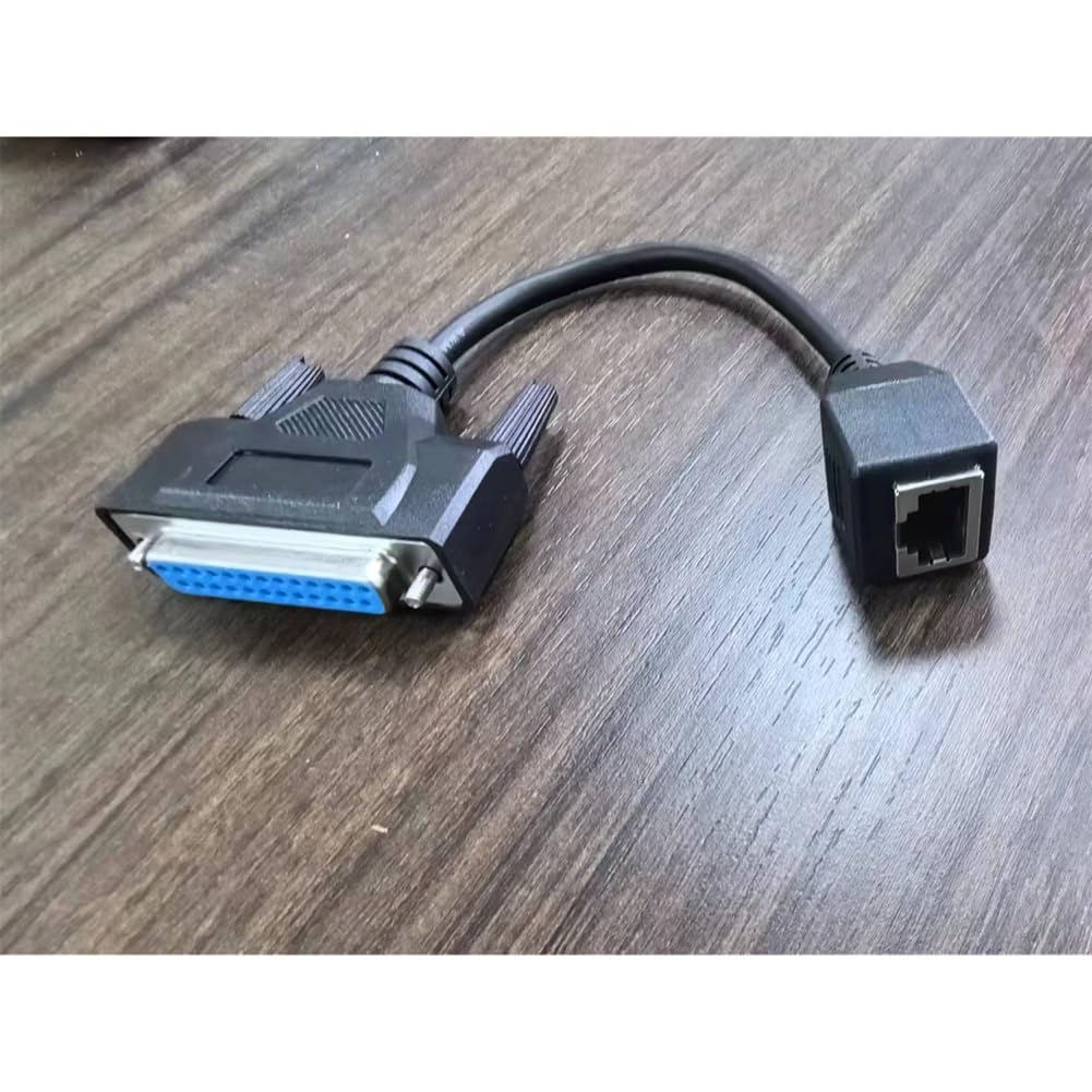 Adaptateur de Câble de Signal ILDA vers RJ45 - Ensemble de Connecteurs Mâle/ DB25 Compatibilité de Câble ILDA vers Ethernet Réseau