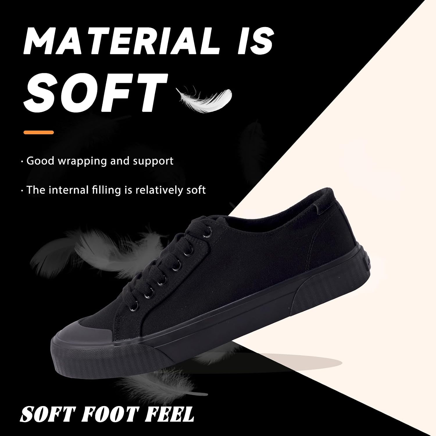 Women's Canvas Sneakers–Low Top Casual Fashion Sneaker|Lightweight Breathable Women's Shoes for Walking & Everyday Wear|Tennis Shoes for Daily Wear