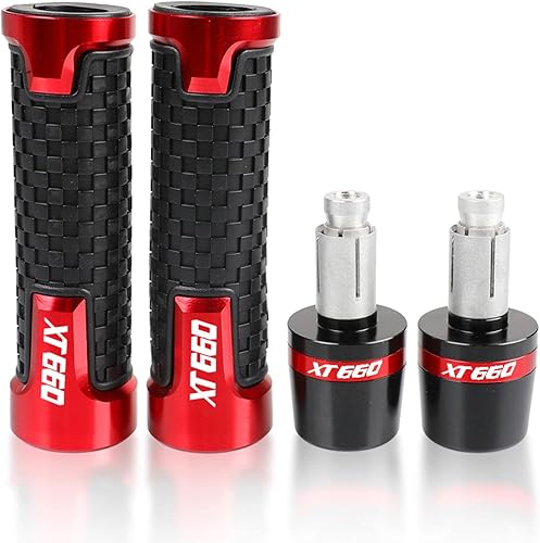 Miniatura 9 de Motorbike Grips for Y-AMA-HA XT660 XT 660 2004 2005 2006 2007 2008 2009 2010 2017 Motorcycle CNC 78''22MM Handlebar Grip Handle Bar Cap End Plug
