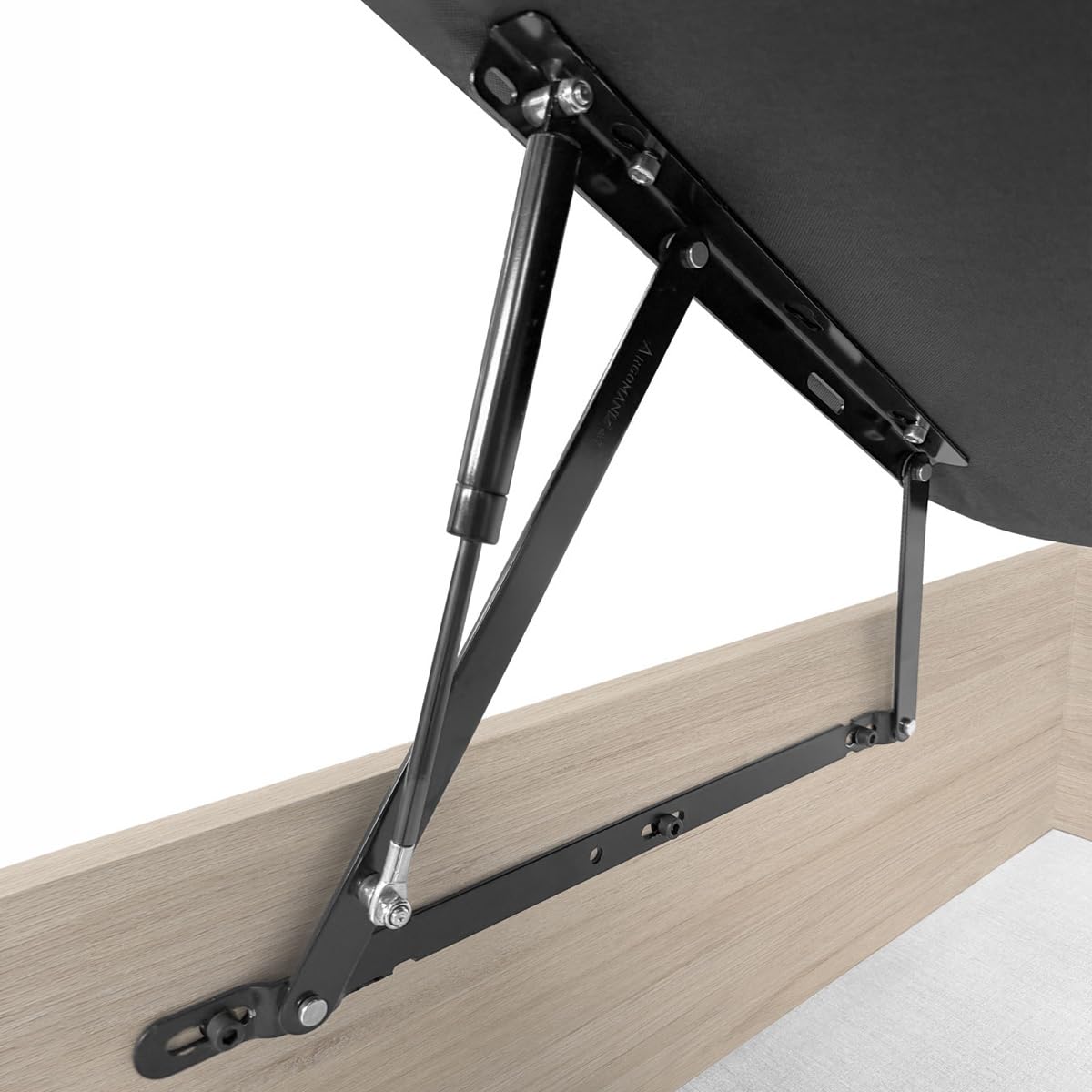 DEKIT Grupo RIMOBEL - LAN CANAPE Recto con Zapatero Cama 135- Natural -32x134x190cm
