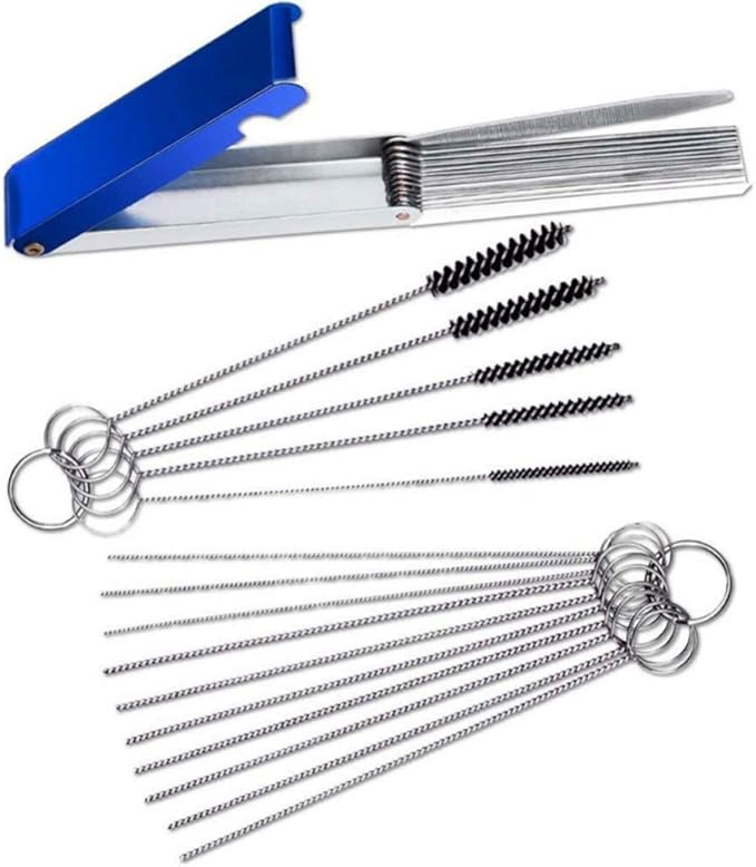 Symphonyw Carburetor Cleaning Tool Kits, Carburetors Carbon Dirt Jet Remove Cleaner for