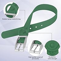 Vista 86 de Wisedog Waterproof Dog Collar: Multiple Adjust 7" to 23.6", Soft Rubber Coated Webbing, Easy to Clean, for Small Medium Large Dogs