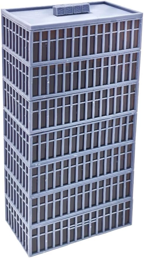 Outland Models Modern 7-Story Commercial Building Full Glass 1:220 Z Scale