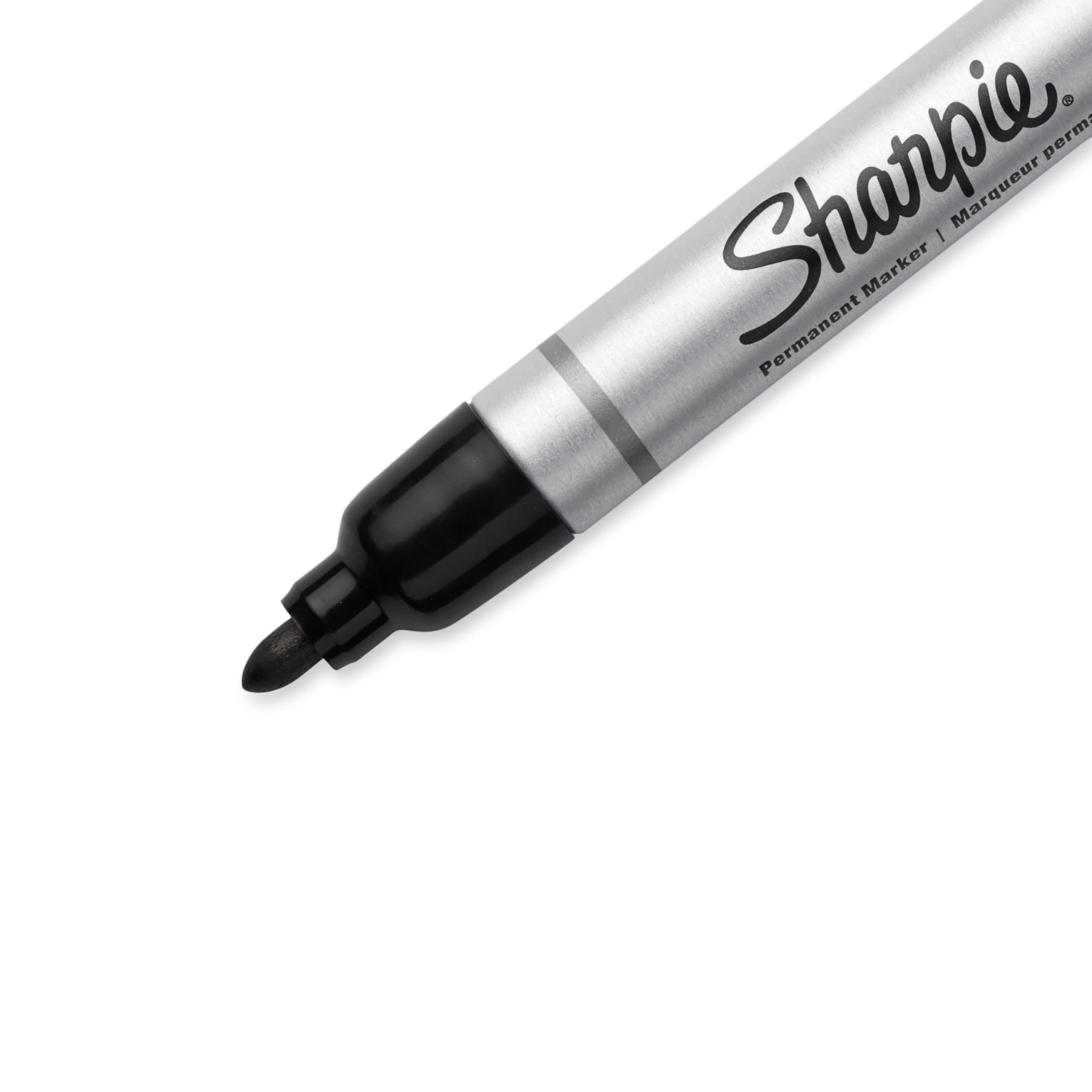 Sharpie Pro Permanent Marker, Medium, Chisel Tip, Red, 12