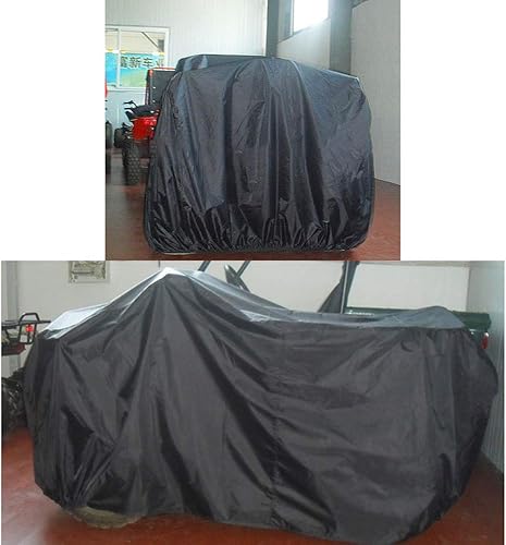 Miniatura 2 de J&C Cubierta impermeable para cuatrimoto al aire libre, para invierno, color negro, 4 ruedas, a prueba de nieve, resistente a los rayos UV,