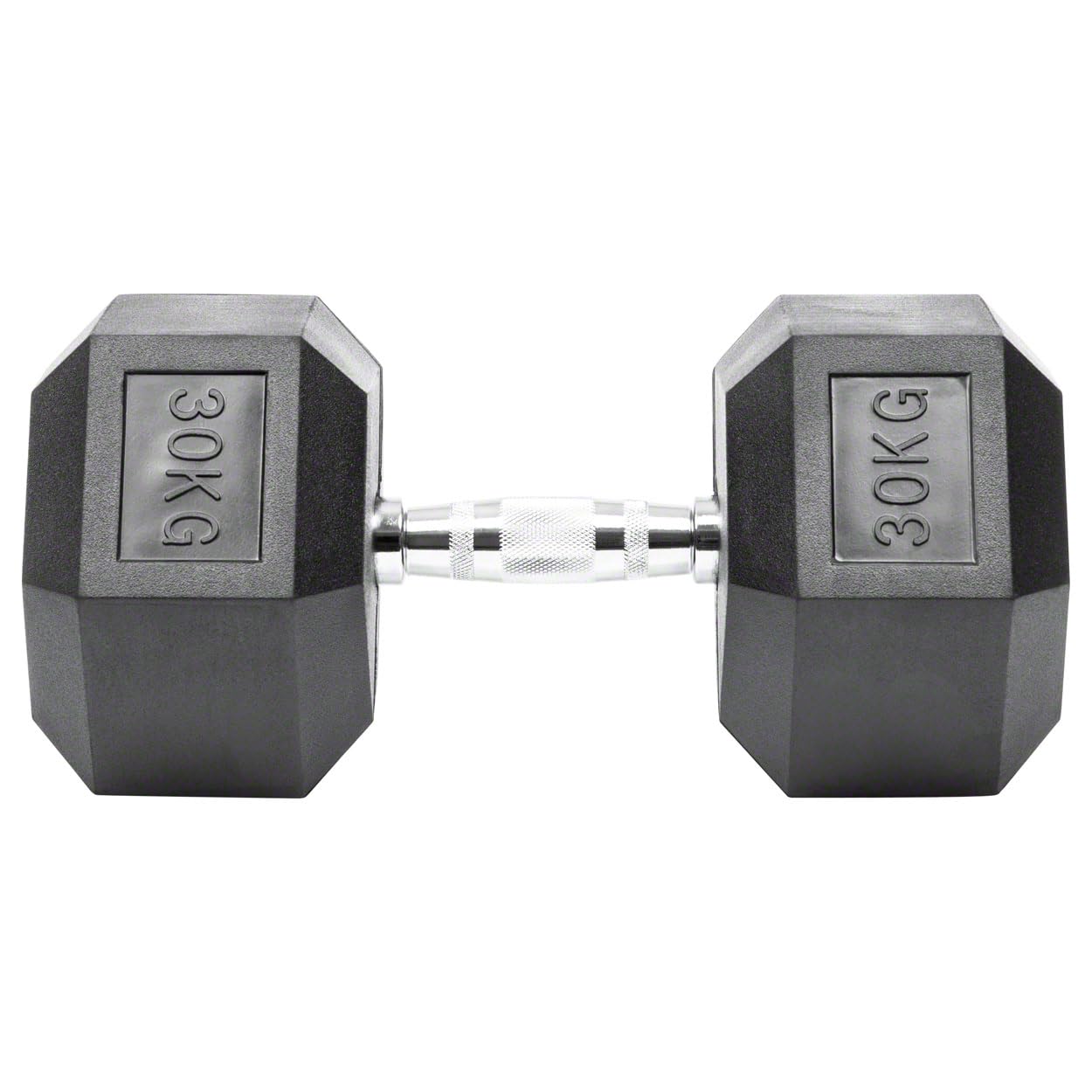 Sport-Tec Hex Kompakthantel aus Gummi, Hexagon-Hantel, Krafttraining, Fitness Hantel, Muskelaufbau, Bodybuilding