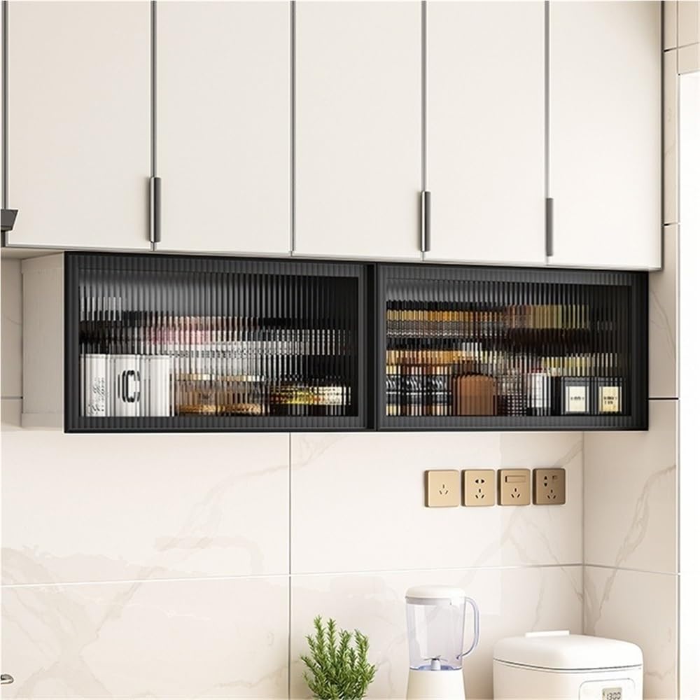 Étagère murale Slish Bei 100cm en bois et métal pour rangement cuisine