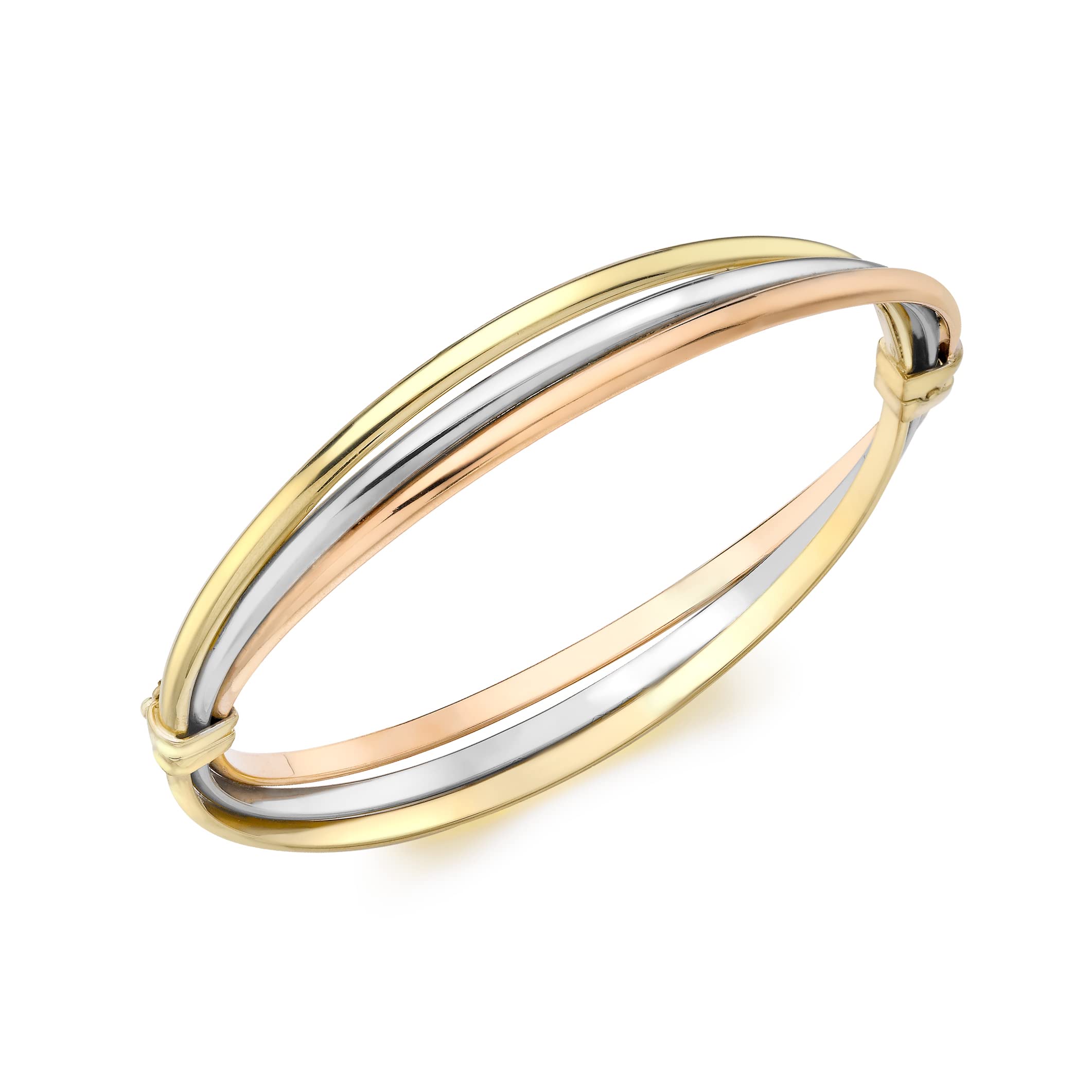 Bracciale rigido vintage in oro laminato 9 carati da 1/5 - Italia