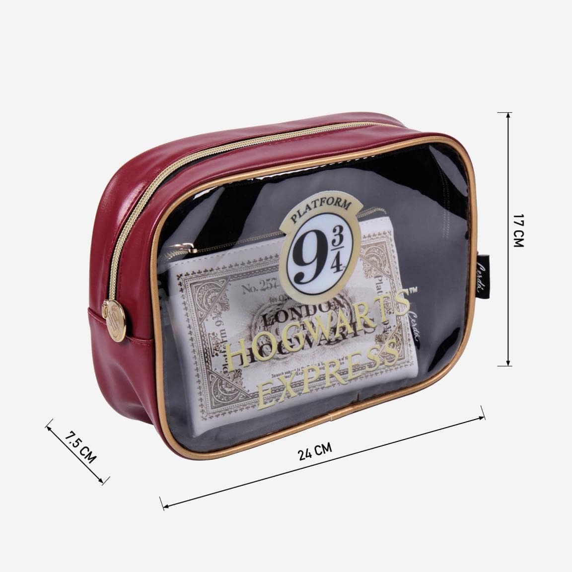 Trousse de toilette voyage 2 pièces harry potter, couleur, único, décontracté