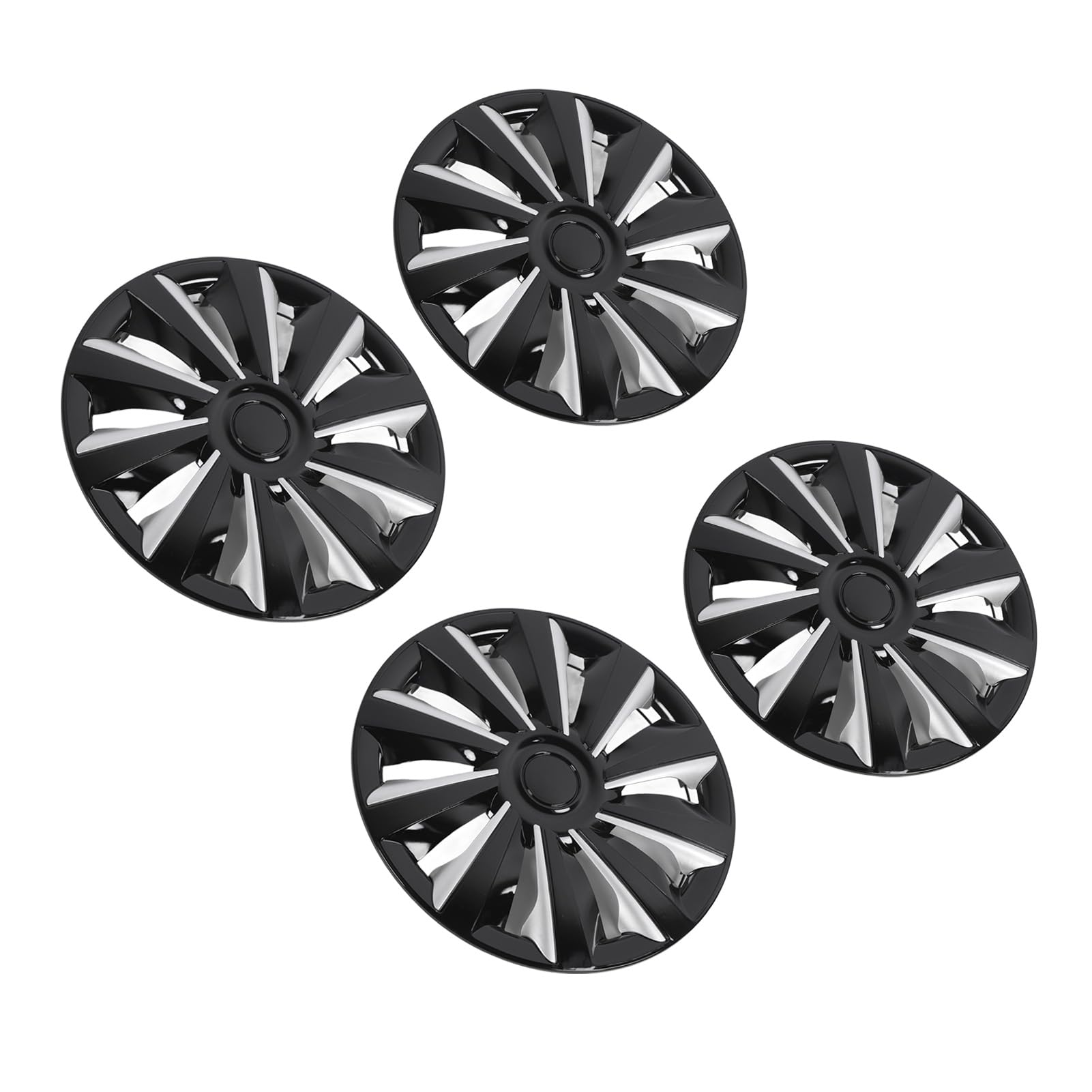 Cache-moyeux Enjoliveurs Noirs Pour Jantes 16 Pouces - Lot De 1 Pièce, Protection Contre Les Débris, Facile à Installer Sans Outils
