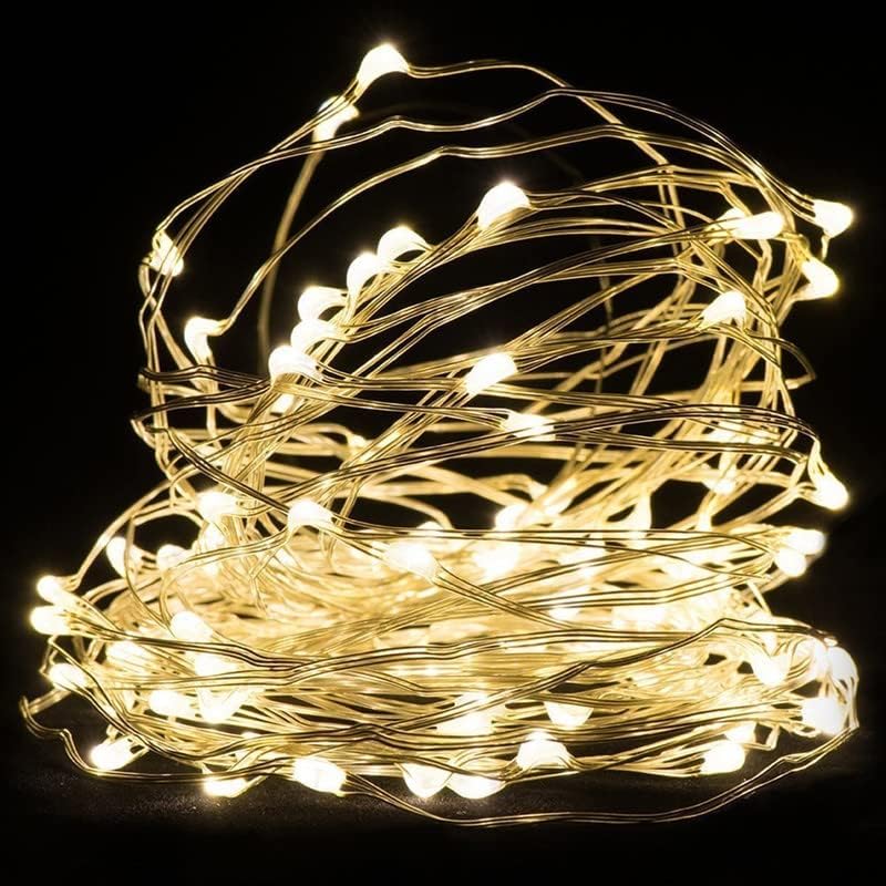 Buy The Purple Tree Copper Led Rice Light For Decoration (3 Mtr,Pack Of ...