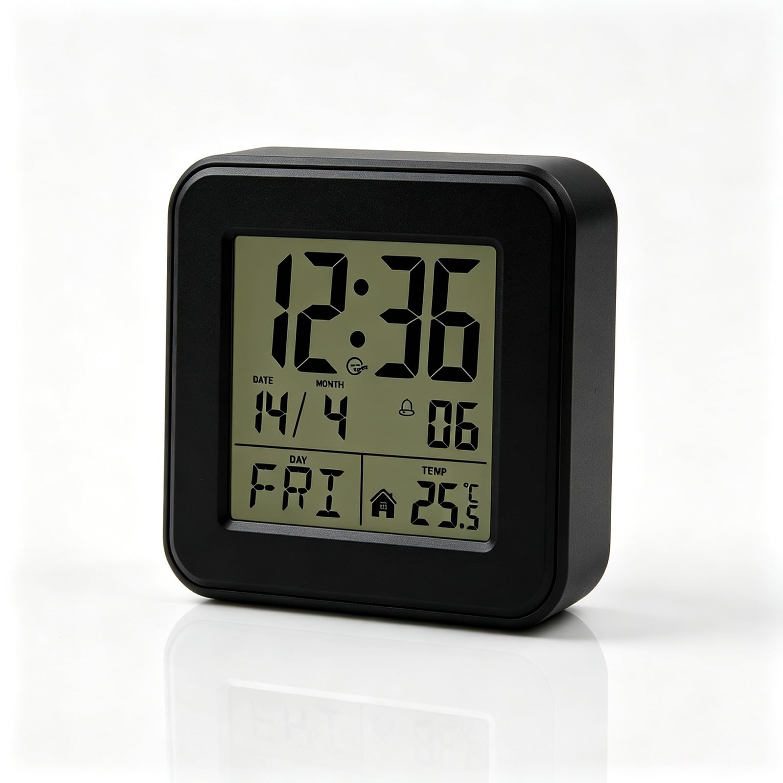Reloj despertador digital con repetición de alarma que soluciona los despertares bruscos