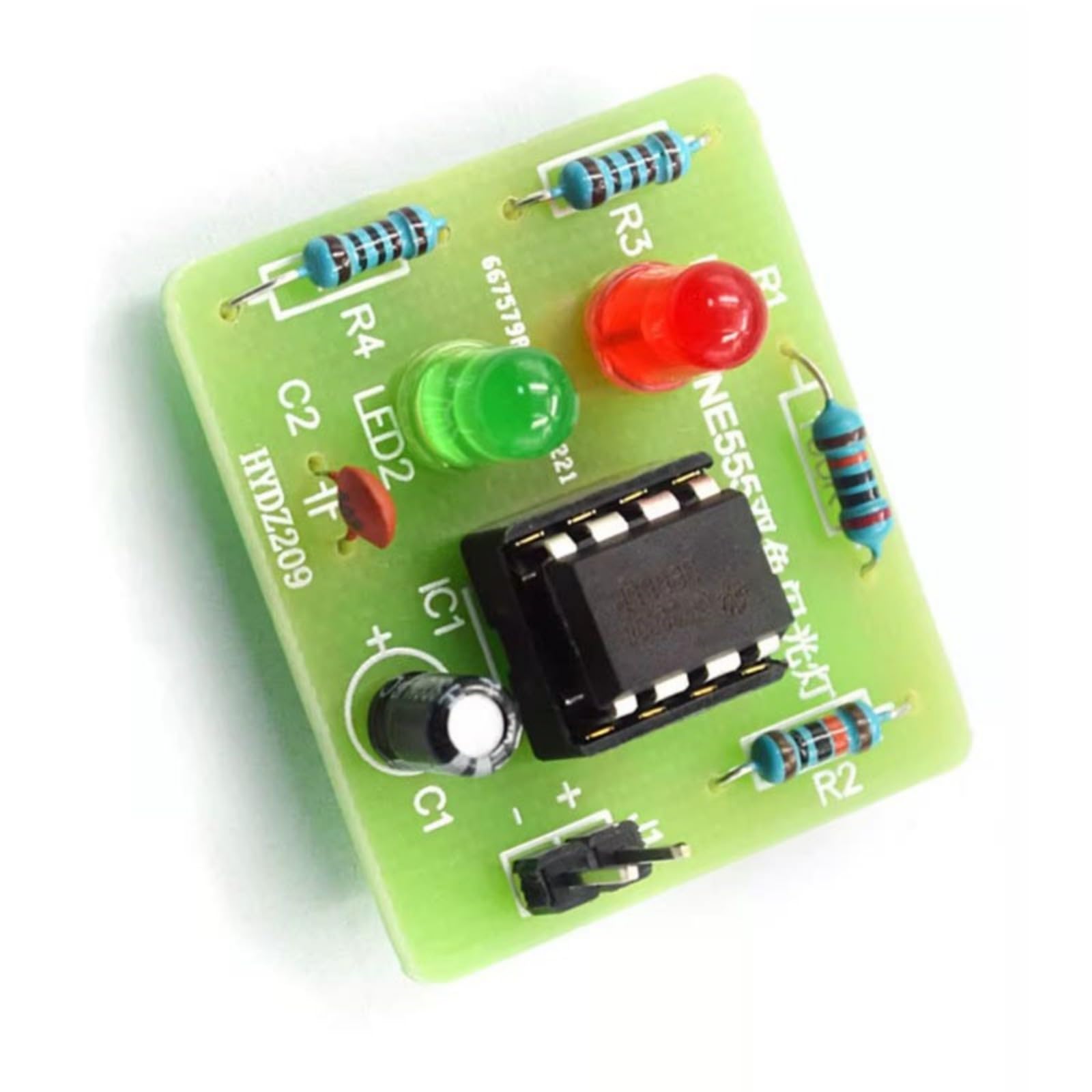 Msioytog 5.08mm Terminal Block NE555 Flashing Light High Stability Durability Connection Component for Electronic Devices Terminal Block