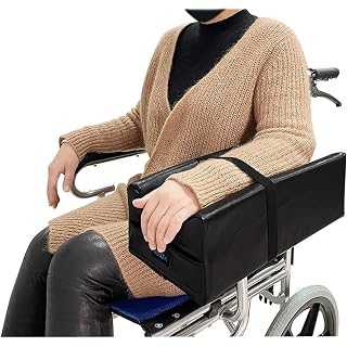 Wheelchair Armrest Pads Arm Trough for Wheelchair Arm Pads Armrest Cushion Lateral Support Wheelchair Pillow Foam Recliner Chair Handle Elevator Tray for Seniors Stroke Elderly