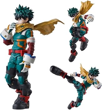 Midoriya Izuku Figure Articulated MHA Action Figures Interchangeable Parts Izuku Midoriya Movable Figure Statue Collectible Gift
