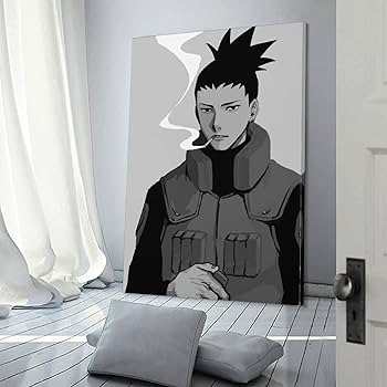 【閉店中】NARUTO展名場面ポスター シカマル×2 Amazon.co.jp: アニメ NARUTO -ナルト- 奈良シカマル キャンバス
