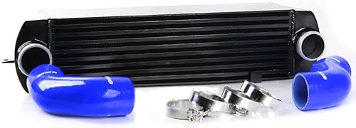 Miniatura 7 de G-PLUS Intercooler de sobrecarga de montaje superior de aluminio atornillado compatible con Mini Cooper 2002-2006