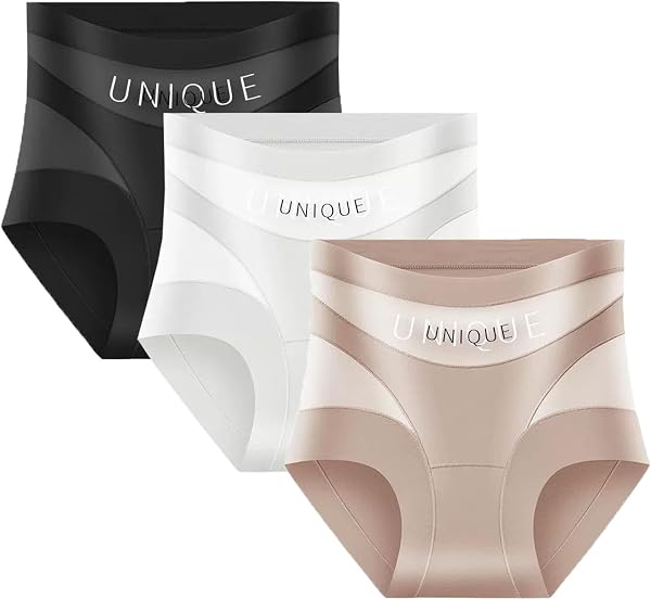 Reyneey Curvlya Underwear, Women’s Silky Soft High-Waisted Tummy Control Seamless Full Coverage Boyshorts Panties - 1