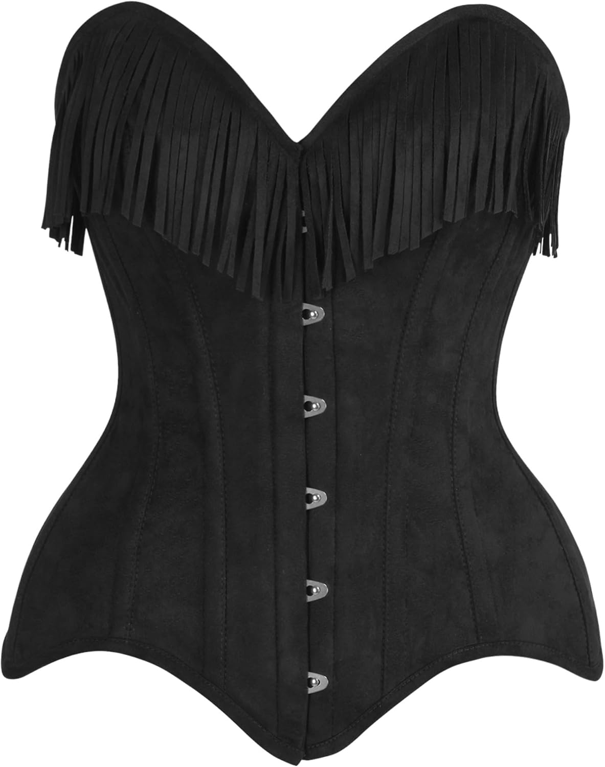 Daisy corsets womens Daisy Corsets Womens Black Suede Steel Boned Corset Bustier Top Western & Plus Size
