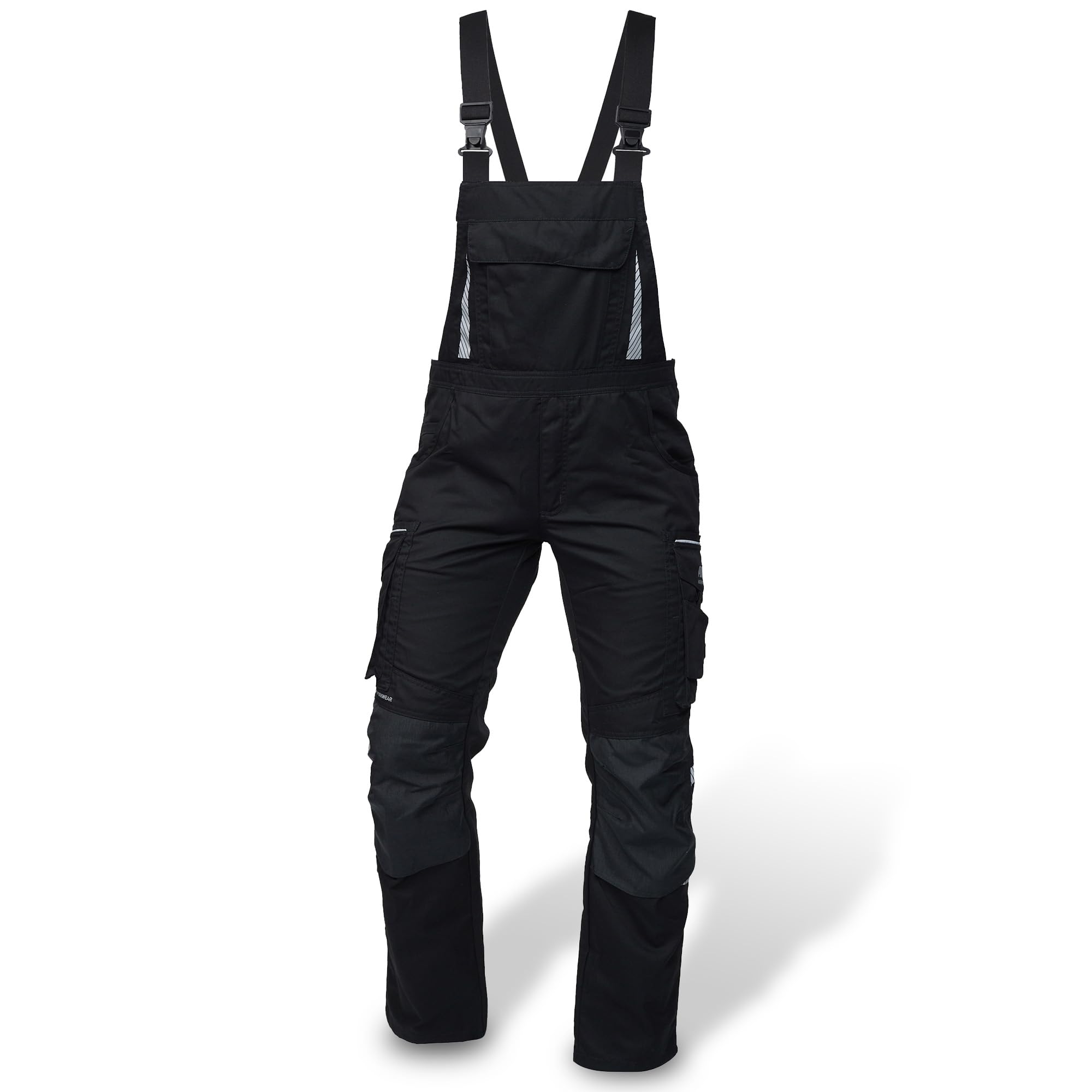 PUMA Workwear Latzhose Herren mit Multifunktionstaschen - Arbeitshose mit verstärktem Nylon Gewebe - Berufsbekleidung für Mechaniker, Handwerker, Elektriker und viele mehr