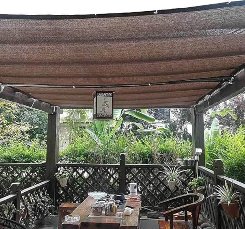 Filet pare-soleil anti-UV bâche en maille respirante pour terrasse - 5