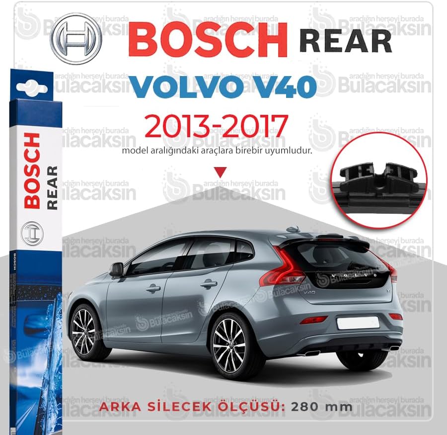 Bosch Rear Volvo V40 2013-2017 Arka Silecek - A281H