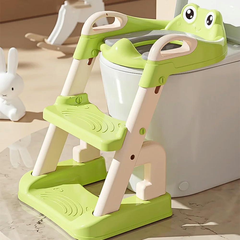 NYSDM Cartoon Frog Dziecięca przenośna deska sedesowa Schody Garnek Dziecięcy pisuar Nocnik dla dzieci Pisuar dla dzieci Nauka korzystania z nocnika
