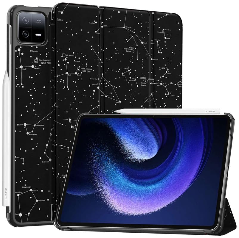 Robustrion Cover for Xiaomi Mi Pad 6 Cover Case, Trifold Flip Case for Xiaomi Mi Pad 6 11 inch, Support Auto Sleep Wake - Constellation (B0C2TFVS3D) Amazon Price History, Amazon Price Tracker