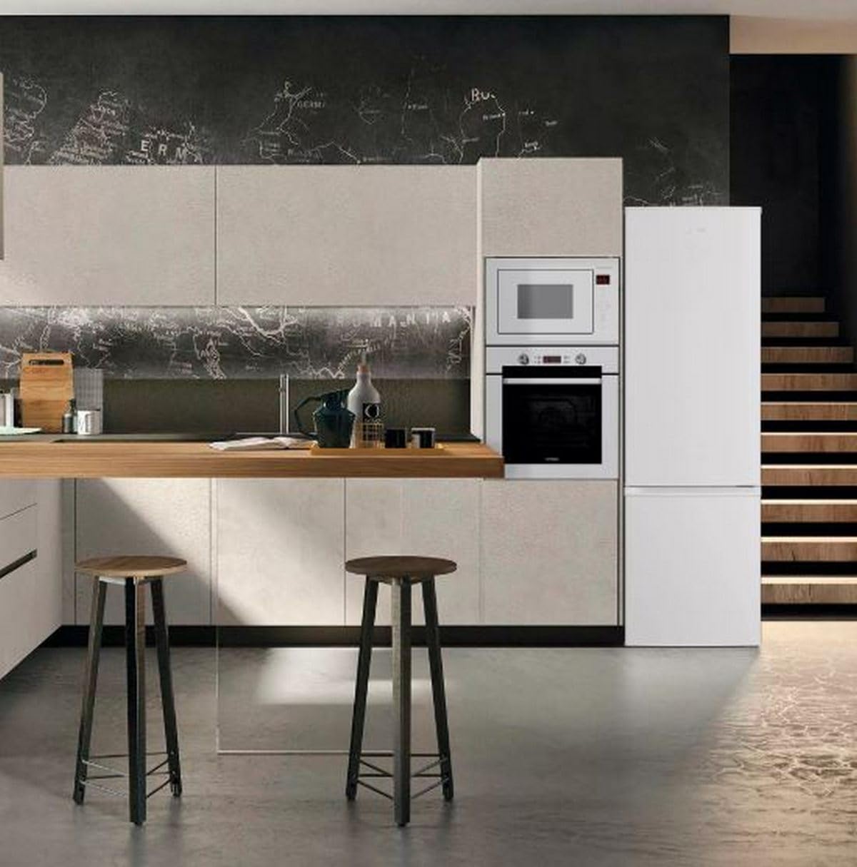 Frigorifico Combi INFINITON FGC-262C80, 180 cm, 262 Litros, E, Ciclico, Puerta Reversible, Control Mecánico (Blanco || FGC-262C80BEP)