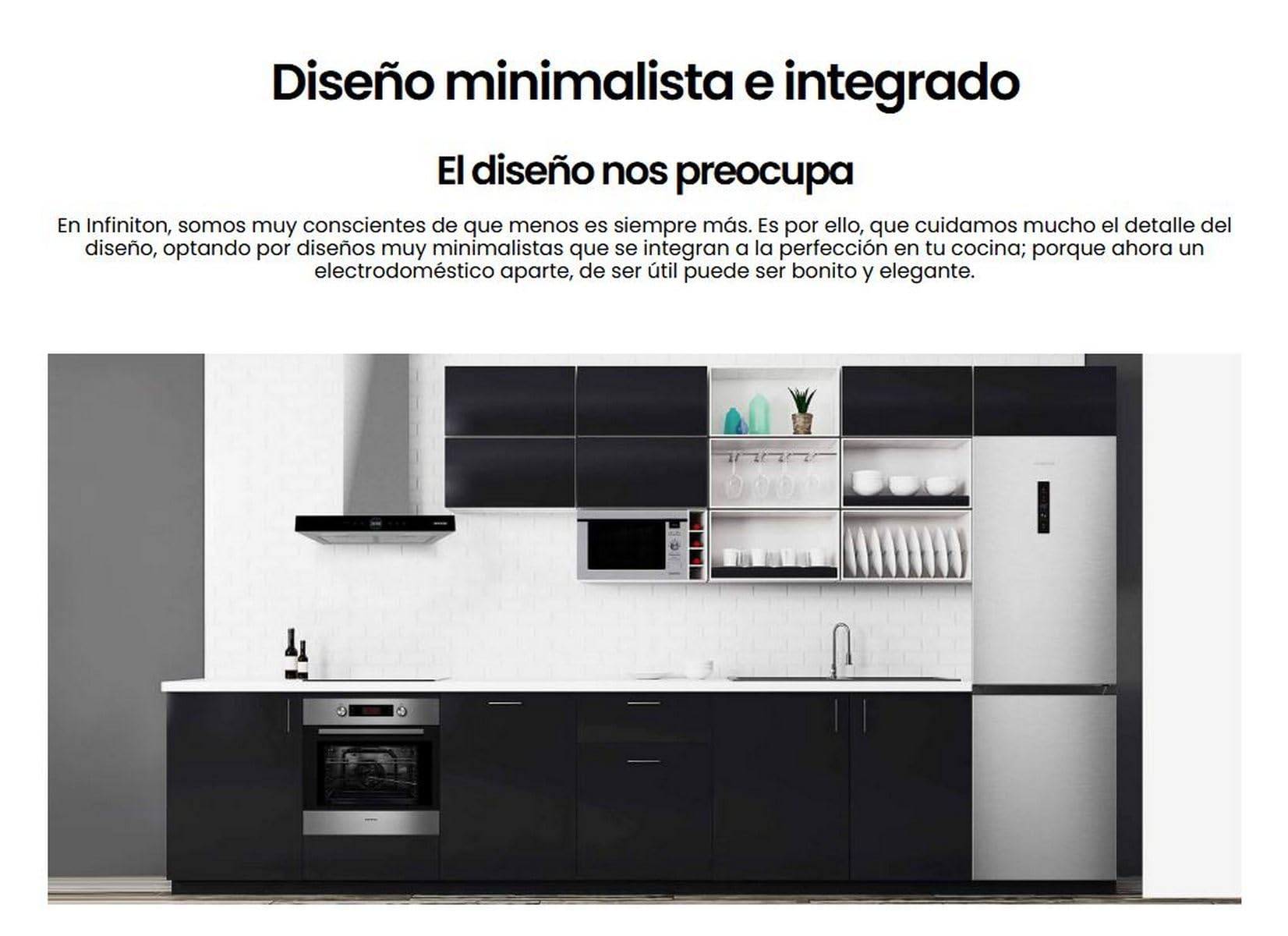 INFINITON Campana Extractora CMPT-A70I, 800 m3/h, Diseño en T-INVERTIDA, 4 Niveles de potencia, Ancho de 70 cm, Reloj digital frontal, A, Control Remoto, CRYSTAL BLACK