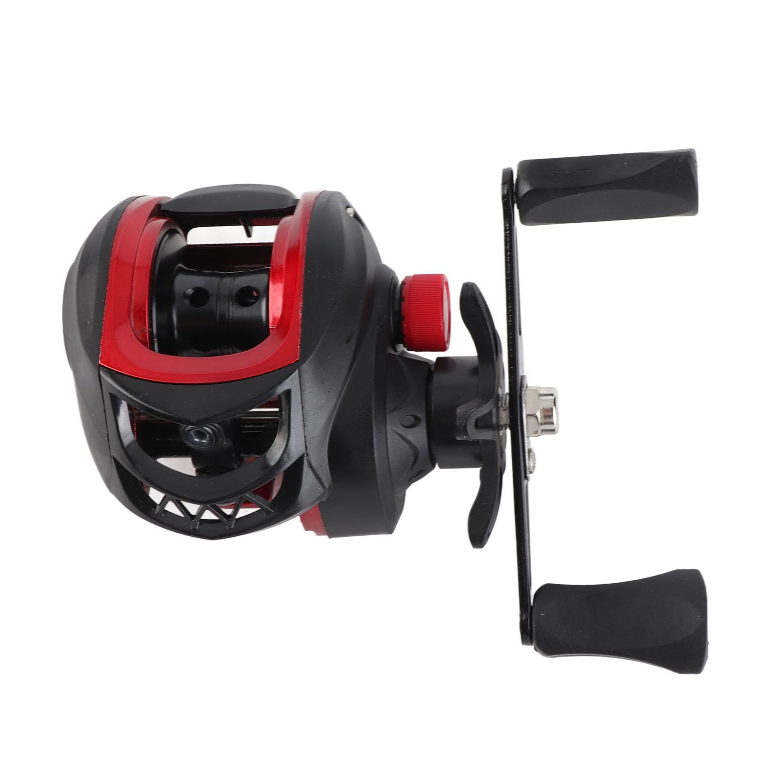 Baitcasting Reel Baitcaster Moulinet De Pêche en Métal Longue Fonte Puissant 7.2:1 Rapport De Vitesse 8kg Force De Freinage pour l'eau Salée en Eau Douce Pêche sur Glace