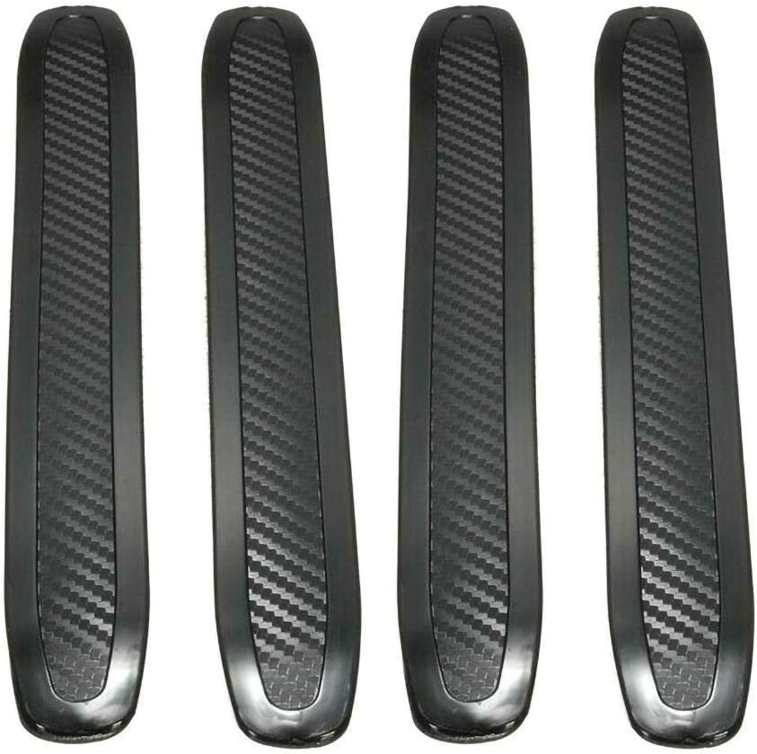 sundan 4pcs Black Anti-Collision Patch Bumper Guard Strip Anti-Scratch Bumper Protector Trim Universal for Cars SUV Pickup Truck