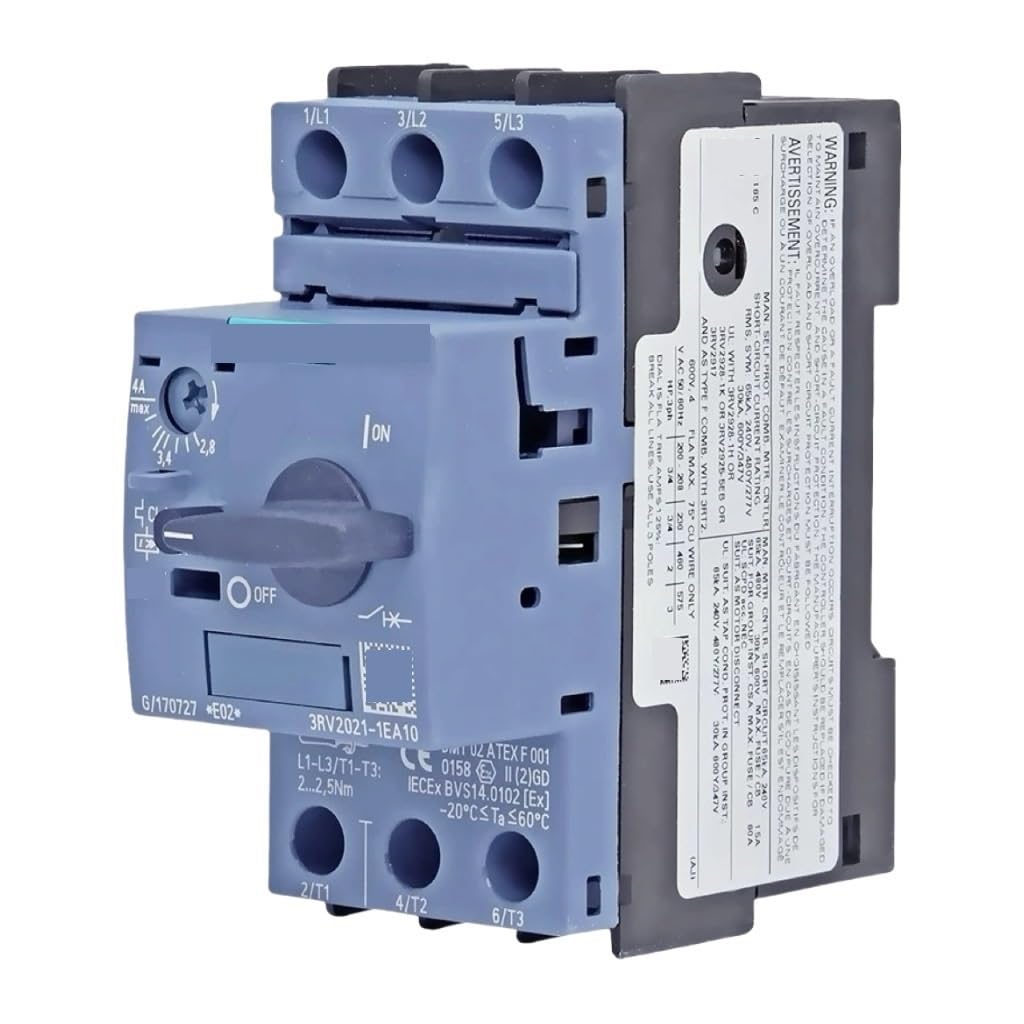 Disjoncteur de protection moteur 3RV2021-4PA10 tripolaire pour armoire électrique