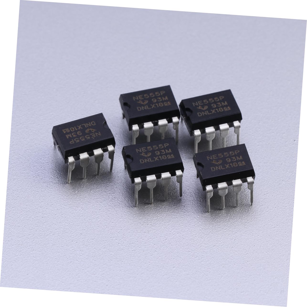 Mobestech Ne555P Electronic Timer Ic 12Pcs 555 Timer Chip for Precision Timing Circuits Programmable, Black - Image 2