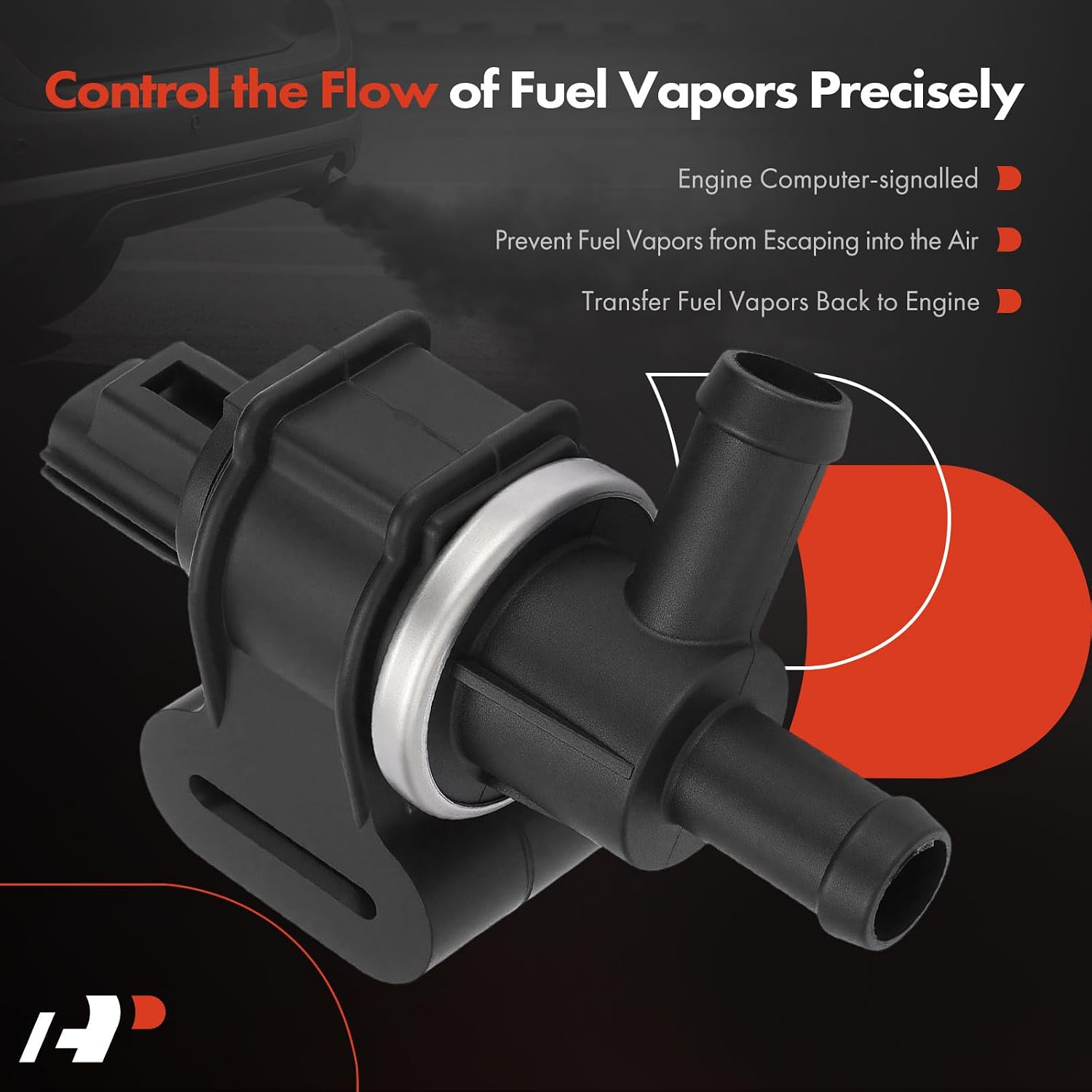 A-Premium Vapor Canister Vent Solenoid Valve Compatible with Volvo S60 2001-2009, S80 1999-2006, C70 1998-2004, S70 1998-2000, V70 1998-2007
