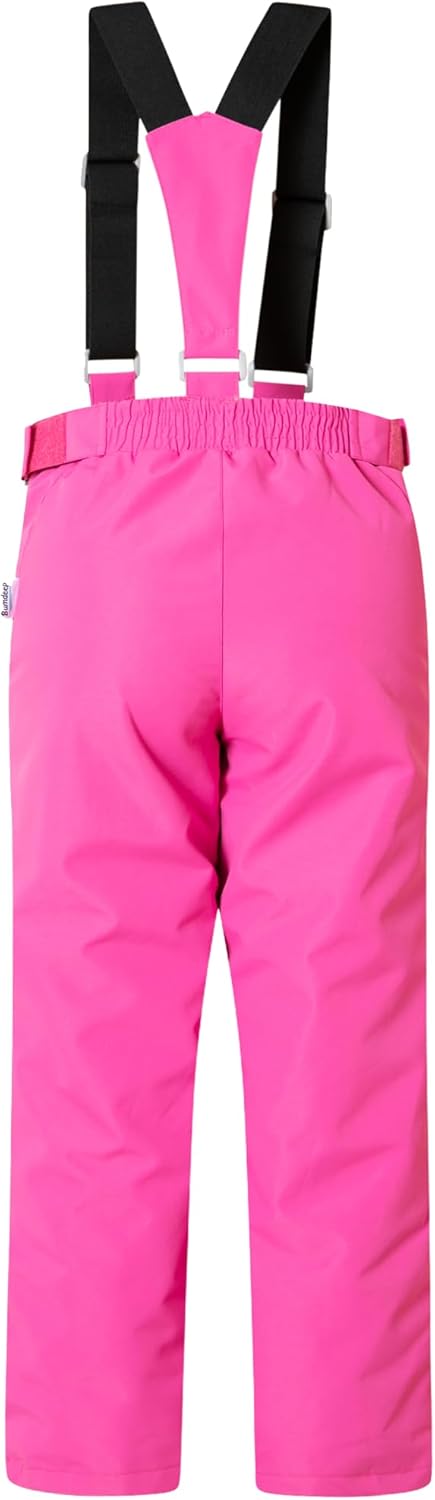 Kids Waterproof Snow Pants Winter Warm Skiing Snowboard Pants for Boys Girls