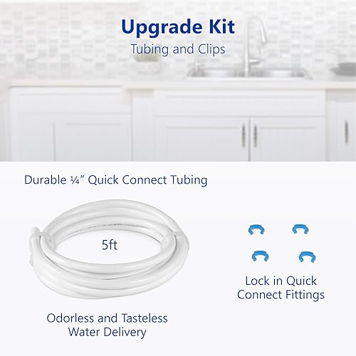 Miniatura 6 de Kit de actualización de filtro para ósmosis inversa y sistema de filtración de agua debajo del fregadero, añade una nueva etapa de filtración a tu