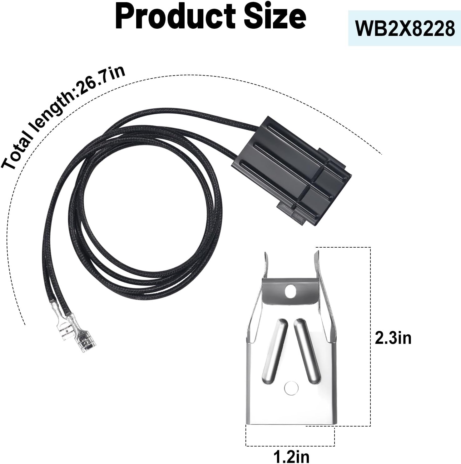 WB2X8228 Element Range Receptacle Block Kit Compatible with G-E Elec-tric Hot-Point Ranges and Cooktops Replaces AP2013499, PS242972-4 Pack